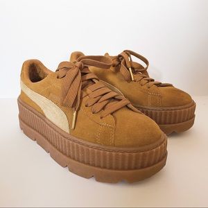 Fenty Suede Platform Creepers